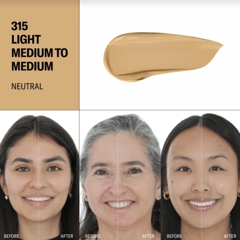 NIB Youth Foria Date Night Skin Tint Foundation 315